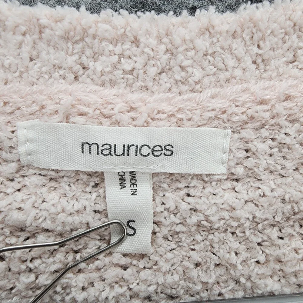 Maurices Sweater Womens Small Long Sleeve Knit Colorblock